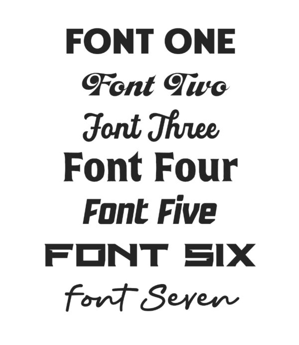 Custom Crate Sign - Just Text 20cm - Image 3